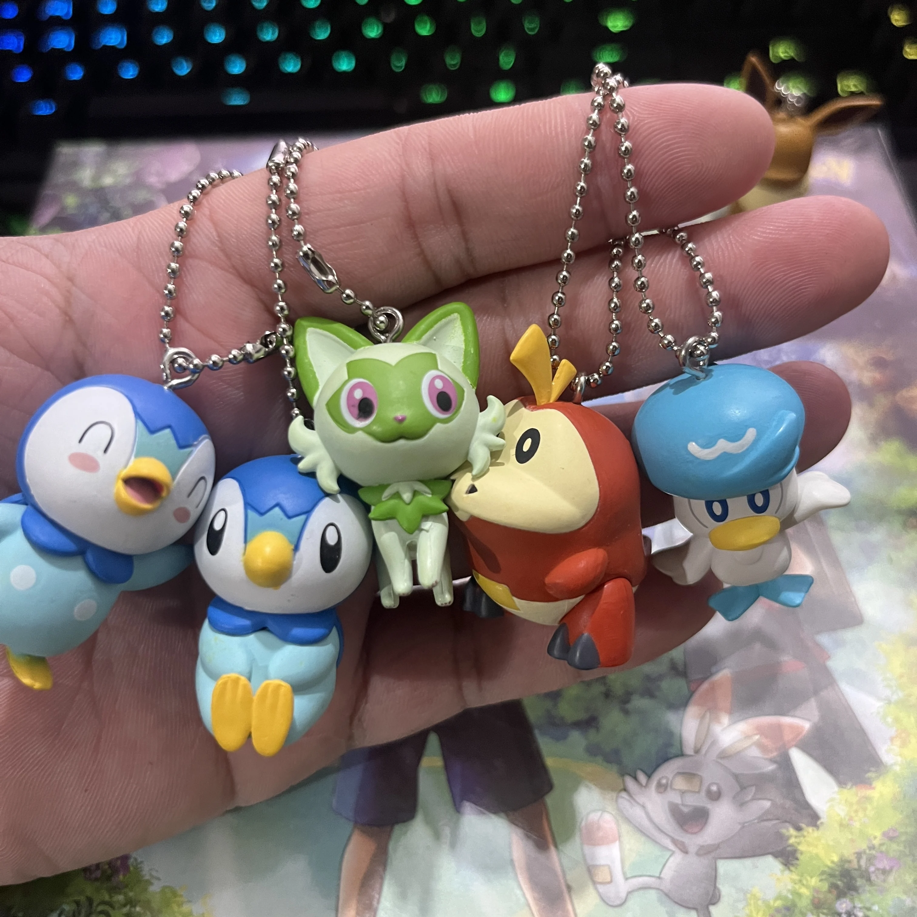 Pokemon Tipo De Água Personagens Animação Mudkip Squirtle Piplup Popplio  Sobble Totodile Clássicos Anime Coleção Cartões Brinquedo Presente -  AliExpress