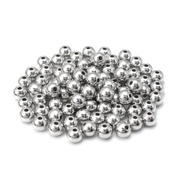 Bulk Set of Gold Round CCB Ball Beads for DIY Crafts and Handmade Decorations (White K)