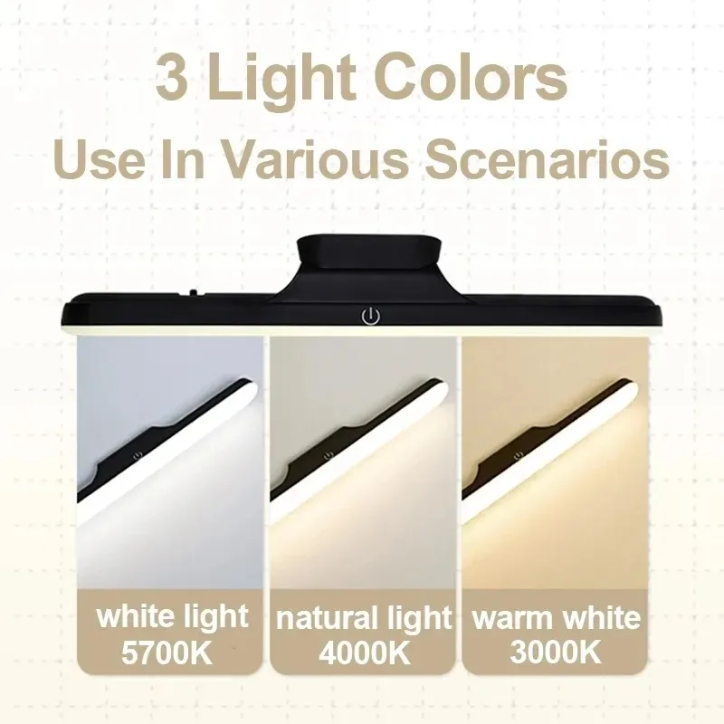 Makeup Lamp Mirror Lights Makeup Mirror Lights Vanity Light LED Makeup Lamp Light USB Eye Protection Rechargeable Portable Hanging Magnetic Lamp Touch Switch