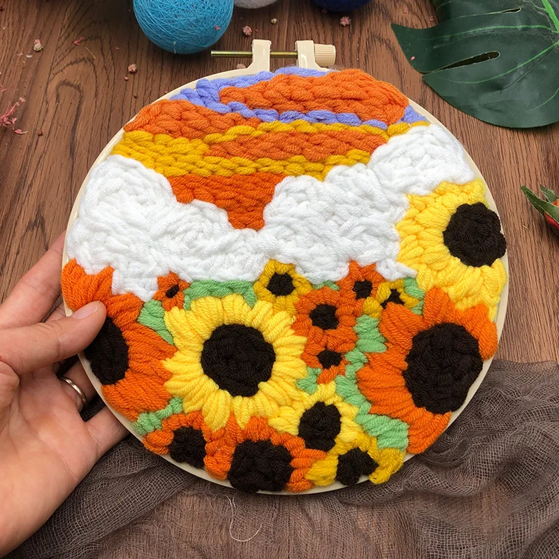 Sunflower Punch Needle Kit 4