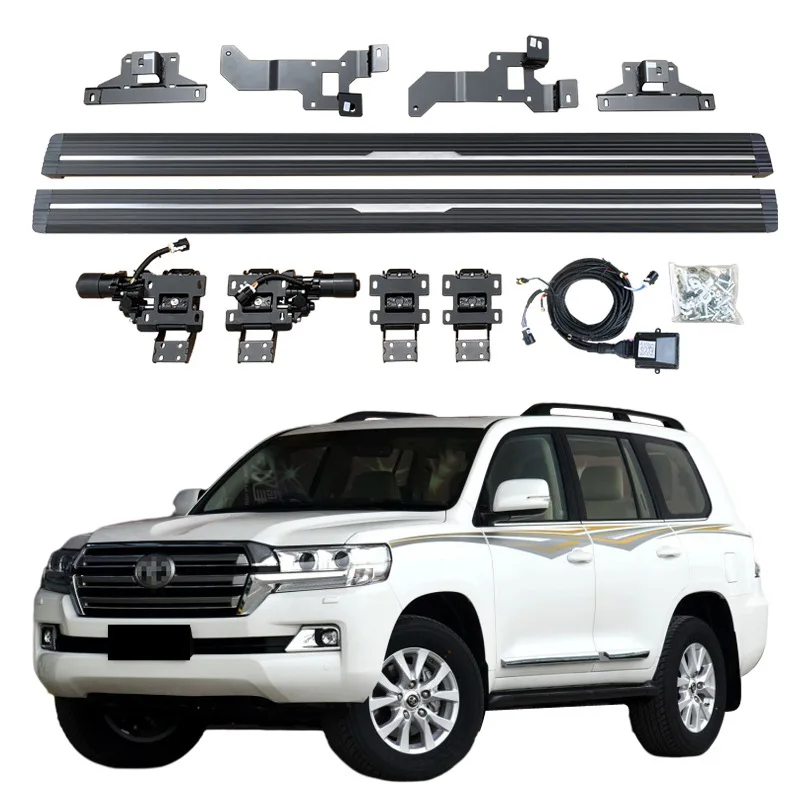 

Electric Running Boards For Toyota LAND CRUISER LC200 Side Pedals Automatic Intelligent Outer Modification Side Step