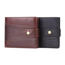 

Man Organizer Genuine Leather Wallet RFID Blocking Men's Wallets Multifunctional Card Holder Money Bag Purse Male