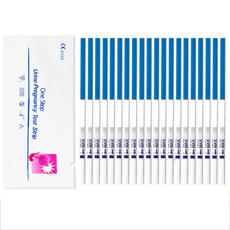 HCG Pregnancy Urine Test Strips Over 99% Accuracy Household Early Pregnancy Preparation First Response for A Baby 50Pcs pregnancy test pregnancy test strips