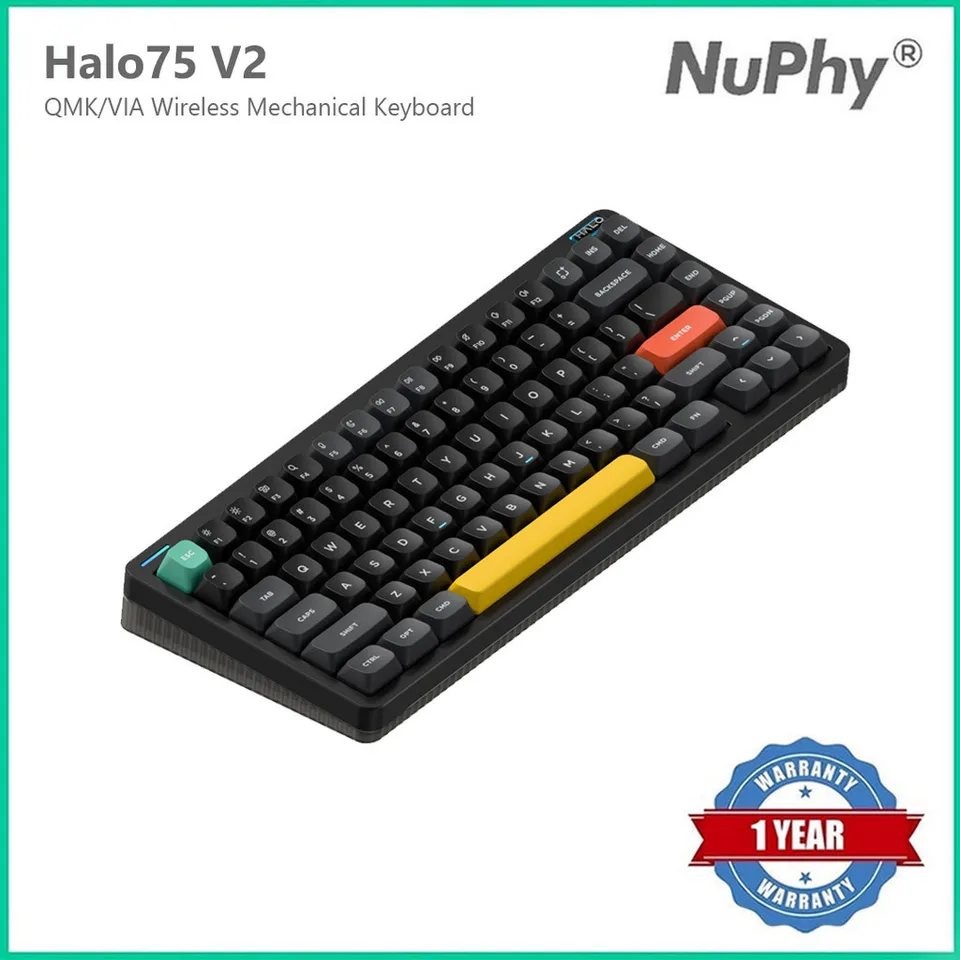 NuPhy Halo75 V2 QMK/VIAワイヤレスメカニカルキーボード Halo75 V2 QMK/VIAワイヤレスメカニカルキーボード – DIGIART
