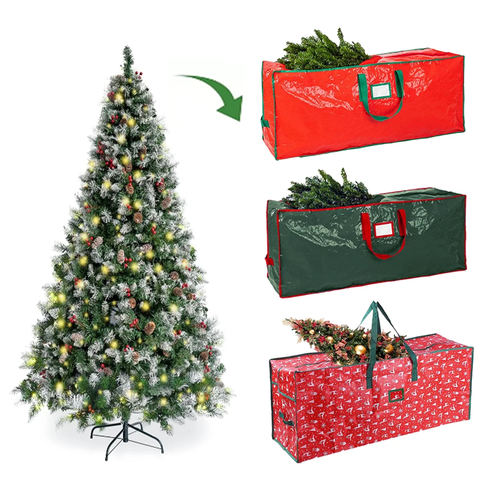 Christmas Tree Storage Bags Organizer Waterproof Christmas Tree Storage Bags Insect Resistant Christmas Day Dust-Storage Bags