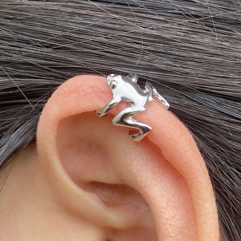 Tree Frog Frog Helix Piercing 14 Gauge 5/8 Gold Tone Anodized