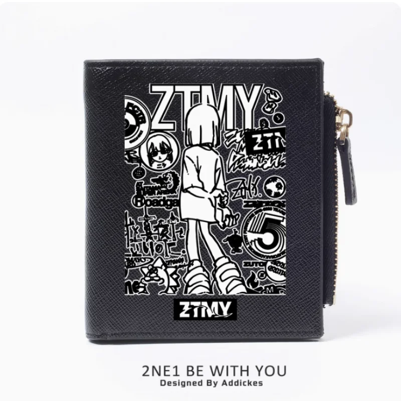 AnimeZutto Mayonaka delinoni  Zipper Fashion Wallets PU Purse Card Holder Money Bag Gift B618 Cosplay
