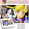 Sailor Moon Beauty Girl Anime Jigsaw Puzzles 300/500/1000 Pieces Cartoon Creative Puzzle Decompress Educational Kids Gifts 1