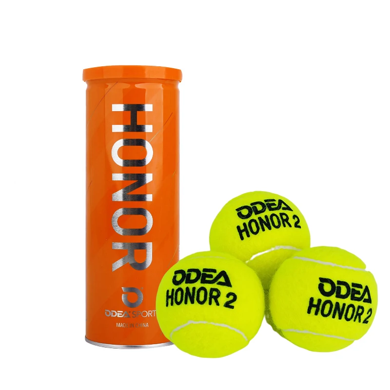 Tennis Ball Cans ODEA Professional Wool Felt Rubber ITF Approved Elasticity Competition Practice Training Tenis Cricket Ball