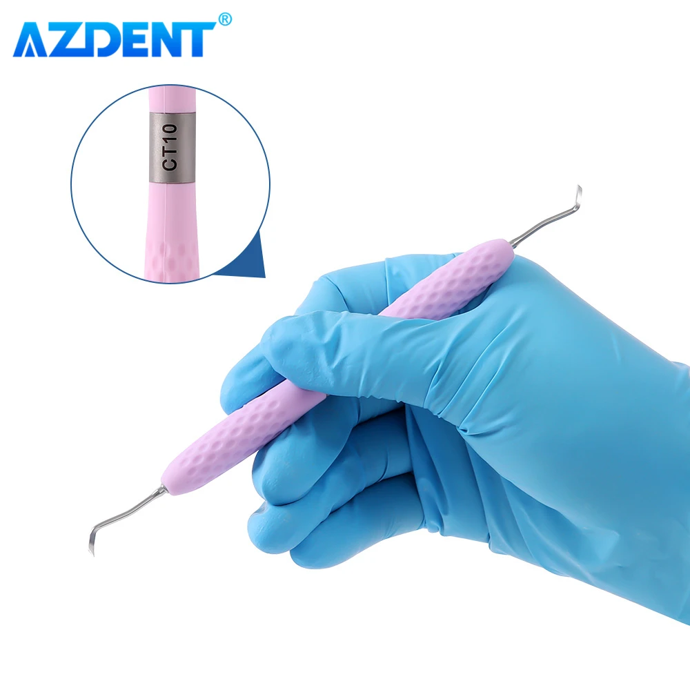 AZDENT Dental Restoration Instrument Enamel Chisel Set Spoon Excavator