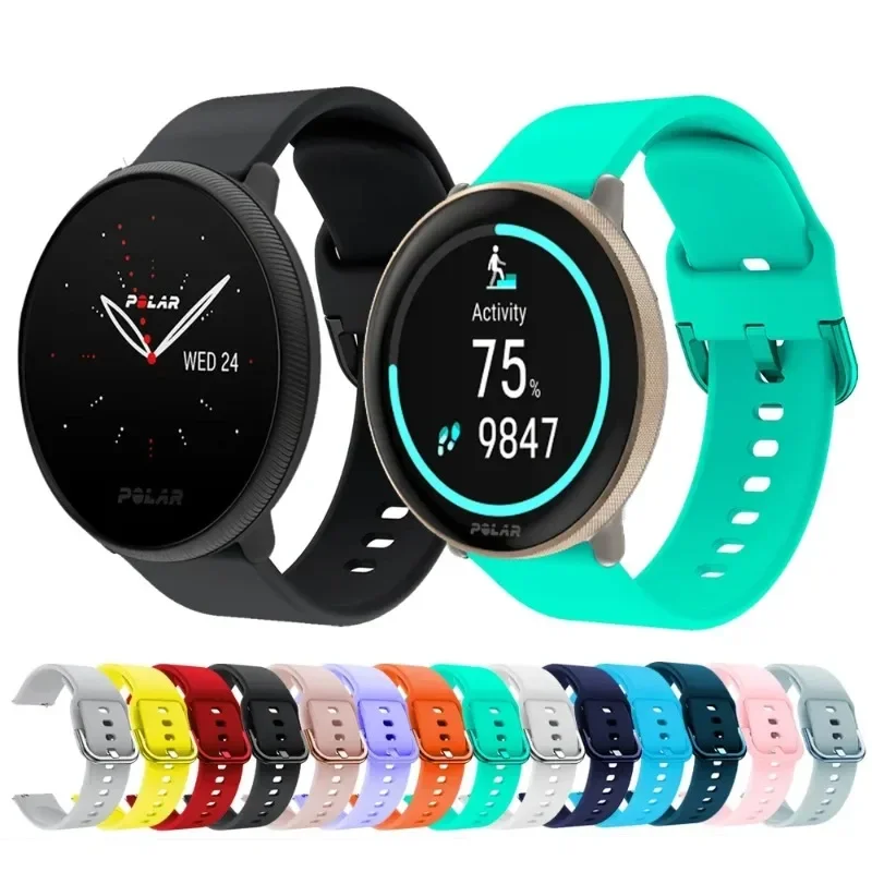 Soft Silicone Bracelet Comfortable Band for Smartwatch 20/22mm