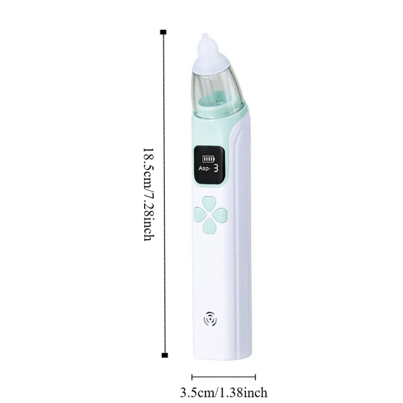 Electric Baby Nasal Aspirator Safety USB Charging Baby Nasal Inhaler Silent Nasal Obstruction Rhinitis Nose Cleaner For Newborns