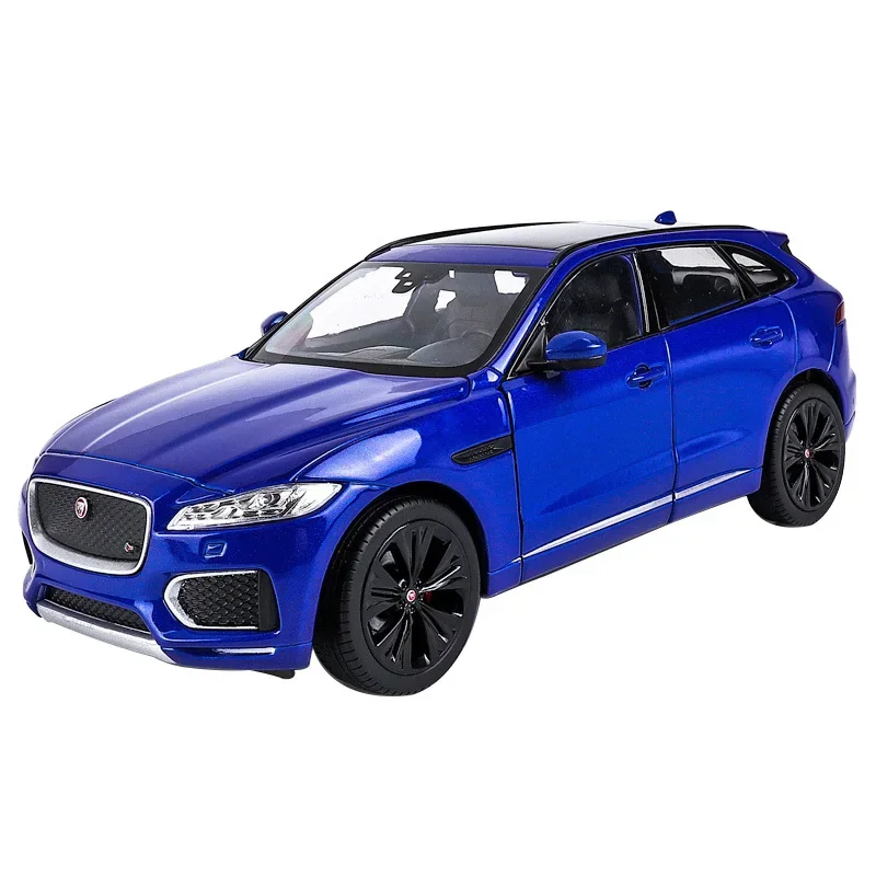 WELLY 1:24 Jaguar F-PACE SUV 합금 자동차 모델 다이캐스트 및 장난감 차량 자동차 장난감 소년 생일 선물 수집