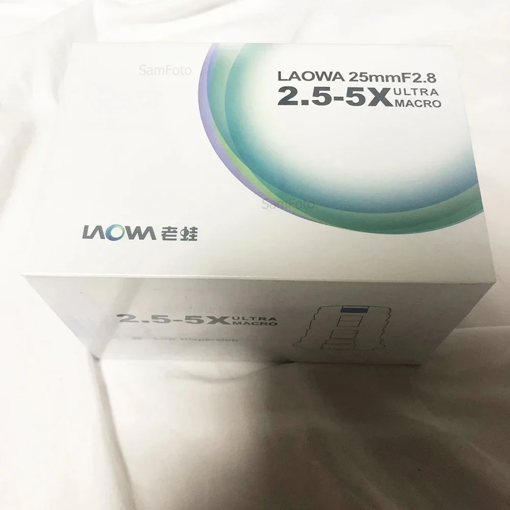 Laowa 25mm f/2.8 2.5-5X Venus Optics 울트라 매크로 렌즈(니콘 Z/캐논 RF/-E/L-마운트용 마운트 및 조명 포함)