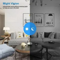 Mini caméra X5 1080P sans fil de surveillance vidéo de sécurité avec vision nocturne et détection de mouvement, caméscope et moniteur pour maison intelligente 2026 4