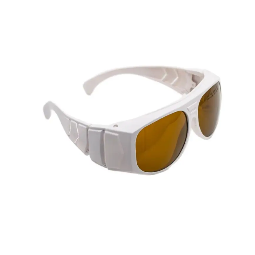 

Multi-wavelengths Laser Protective Glasses For Nd:YAG 532 & 1064nm UV266,355nm He-Cd and Ar+ Lasers O.D 4-7 VLT 45%