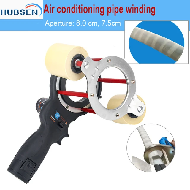 12V Air condition tape winding machine copper pipe corrugated tube