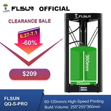 FLSUN – imprimante 3D Kossel Delta, commutateur de nivellement automatique à grande vitesse, impression grande taille, Module d'écran tactile WIFI, carte 32 bits