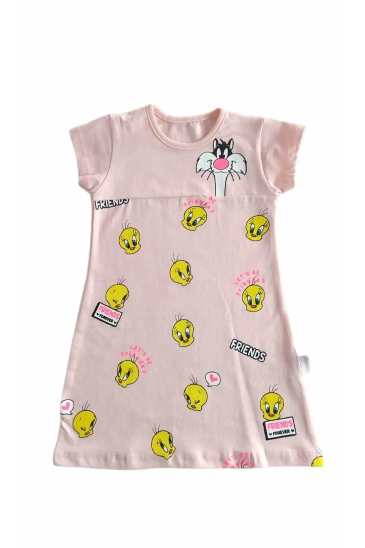 

Jojovu Girl's Chick Printed Dress Clothing