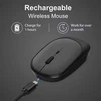 Xiaomi Wireless Mouse Rechargeable Mouse Gamer Dual Mode Bluetooth-compatible 2.4G USB Mute Mice For Laptop Tablet Macbook Mause 2