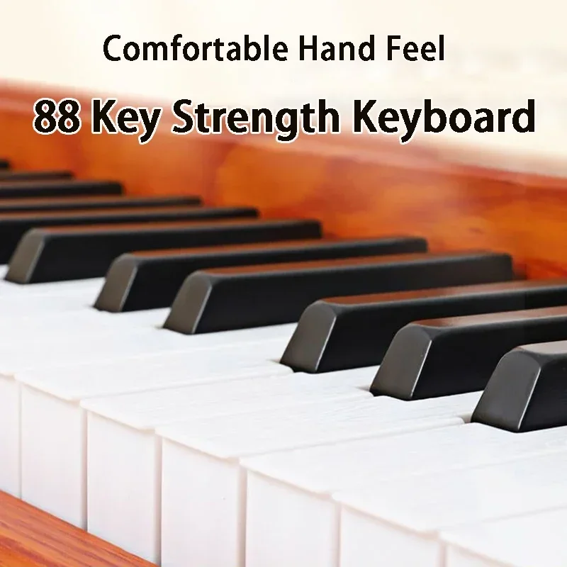 88-key Digital Piano Adult Electronic Organ Professional Midi Keyboard Footswitch Beginners Portable Children's Musical Piano