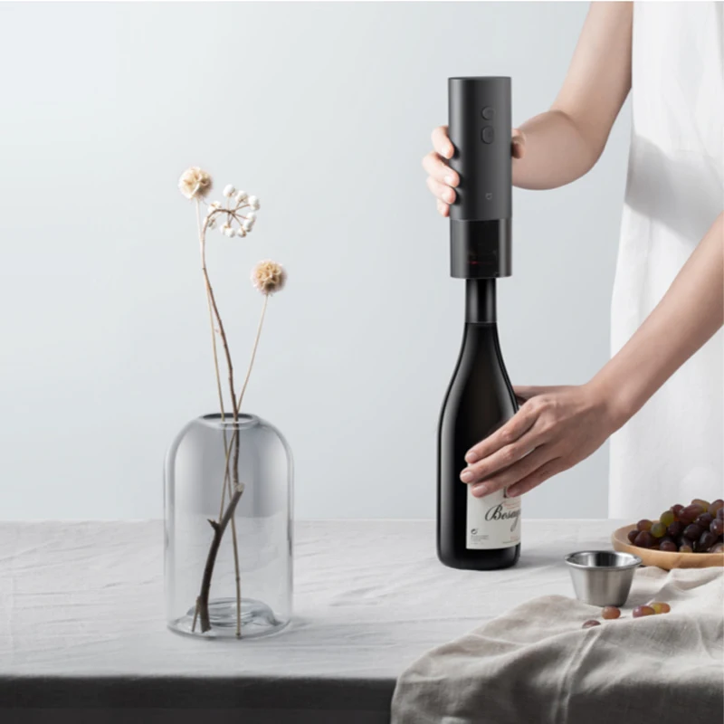 2023 neue xiaomi mijia elektrische flaschen öffner automatische flaschen verschluss öffner wein korkenzieher maschine küchengeräte wein öffner