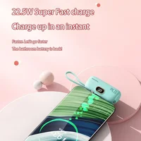 30000mAh Capsule Power Bank Fast Charging Portable Mobile Power Supply Emergency Mini External Battery For Type-C iPhone Android - Image 4