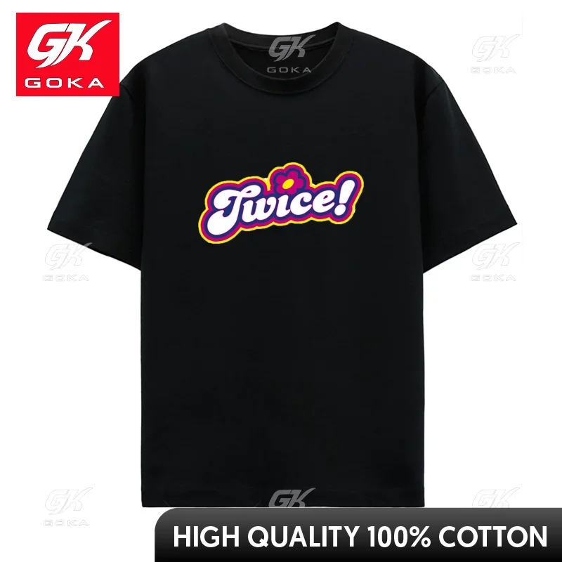 Camiseta de estilo coreano Kpop para hombre y mujer, ropa de calle Harajuku, camisetas de algodón de hip hop, ropa estética vintage, camisetas unisex