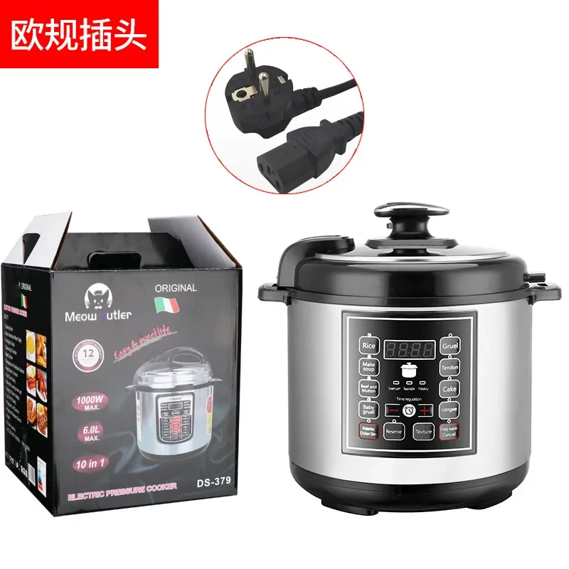 New British Rice Cooker 5-6 People Electric Pressure Cooker Household 5L Large Capacity Intelligent Reservation Instant Pot 2