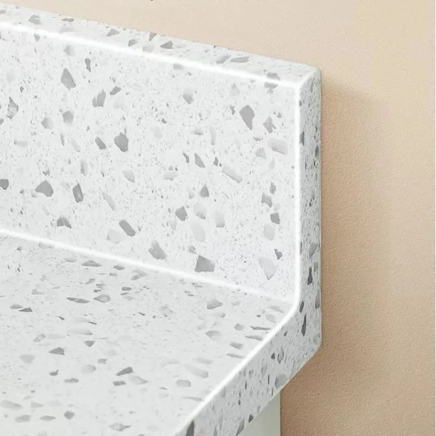 80CM Modern Self Adhesive Waterproof Wallpaper Bathroom Marble Mould Proof Oil Proof Wall Stickers Kitchen Countertop Self Adhesive Wallpaper Self Adhesive Wall Stickers