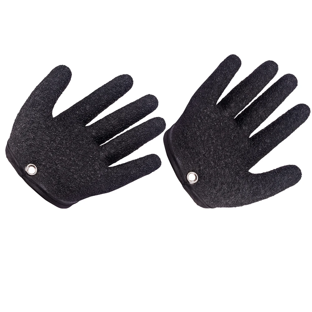 Fishing Catching Gloves Magnetic Non-slip Fisherman Puncture Proof Fish Mittens Breathable Fishing Glove Fish Equipment