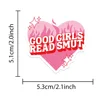 50PCS Pink Smut Bookish Reader Sticker Aesthetic Love Cute Girls Decals for Kindle Ipad Phone Laptop Diary Decor Sticker Pack 6