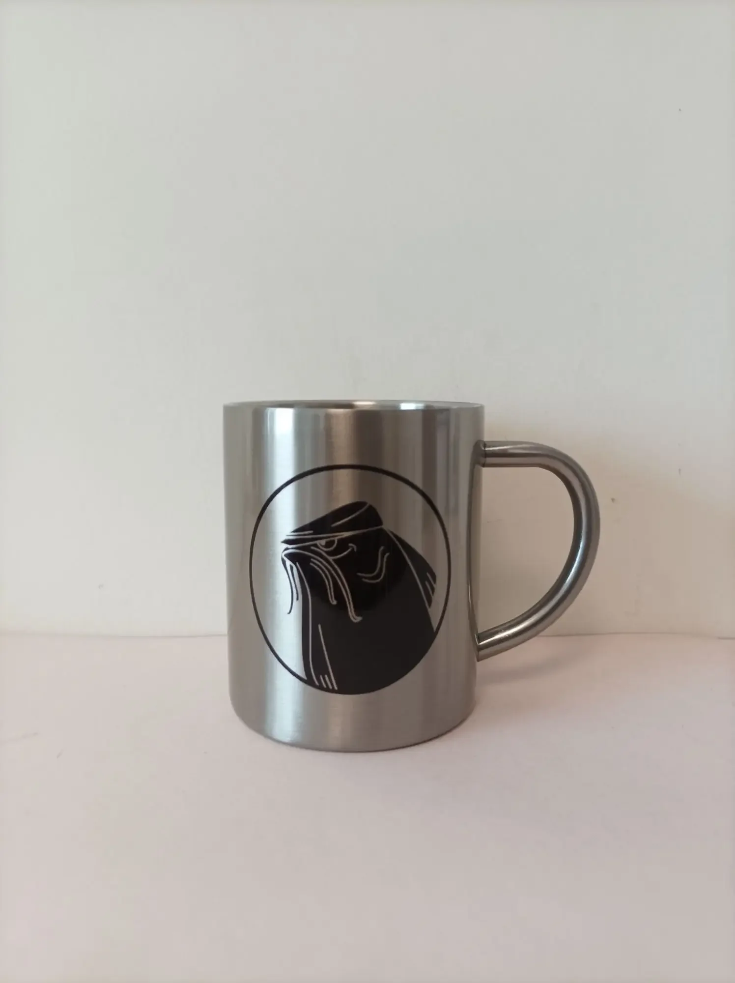 DIY individueller Druck, Logo, FOTO-NAME, 300 ml, Edelstahlbecher mit Deckel, Kappe, Option, kreativer Kaffee, Reise, Tee, Metallbecher – Detail 4