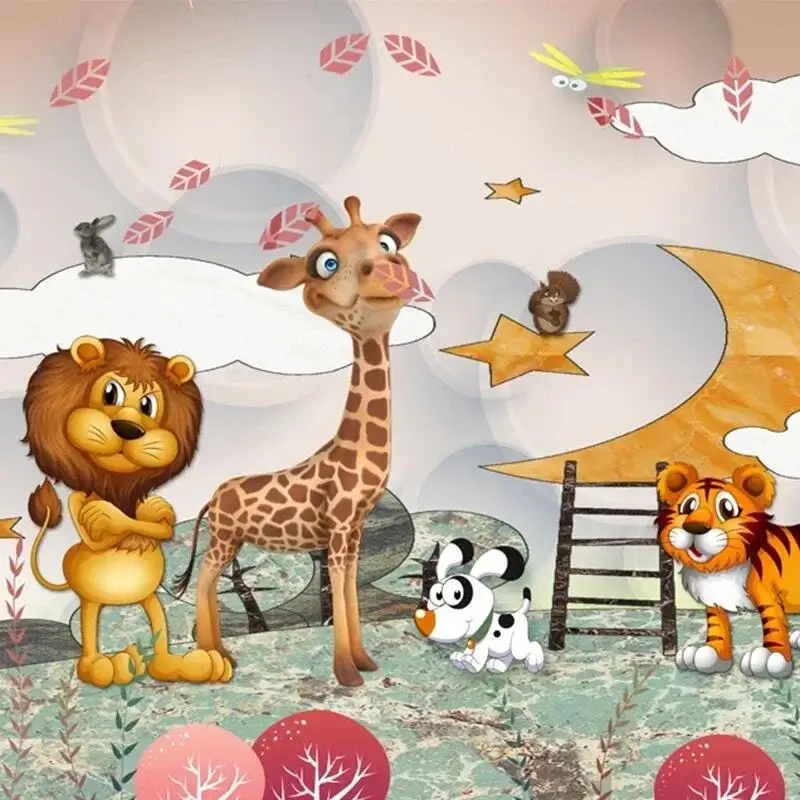 custom 3d wall murais wallpaper para kids 03
