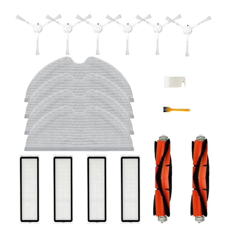 

Roller Main Side Brush HEPA Filter Mop Cloth For Xiaomi Mijia 1C 2C STYTJ01ZHM For Dreame F9 Robot Vacuum Cleaner Part
