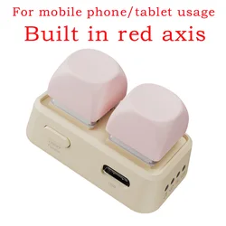 Bluetooth Dual Button Keypad Remote for E - book Page Turning and Video Swiping (PI)