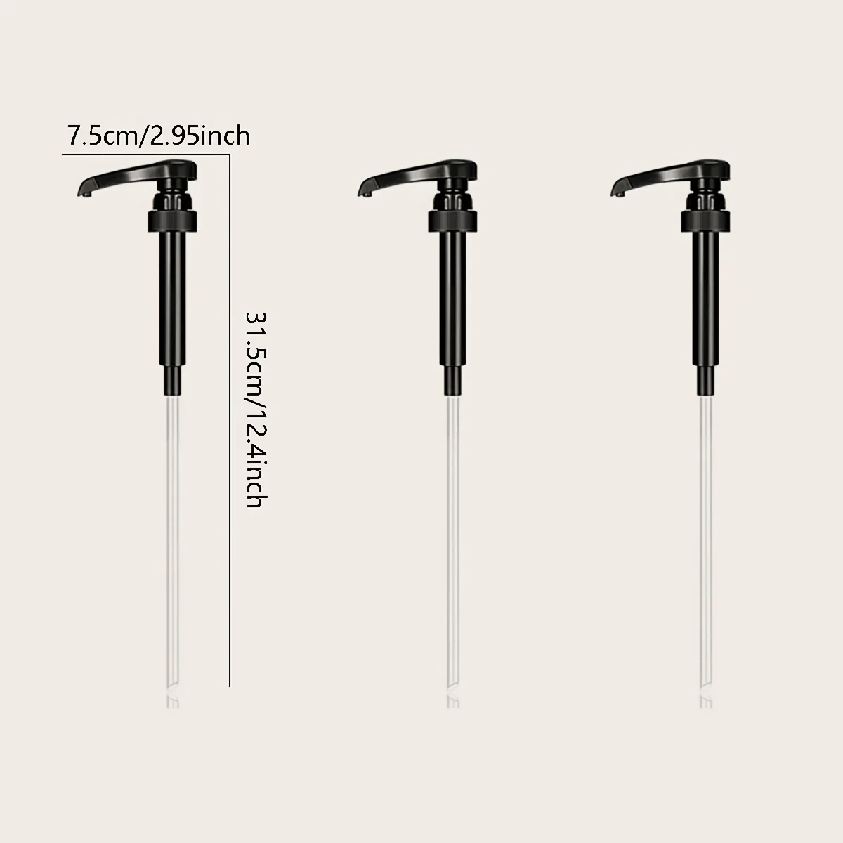 3PCS-kitchen Oyster sauce bottle mouth pressure pump head down sauce artifact device of fuel bottle extrusion household sold