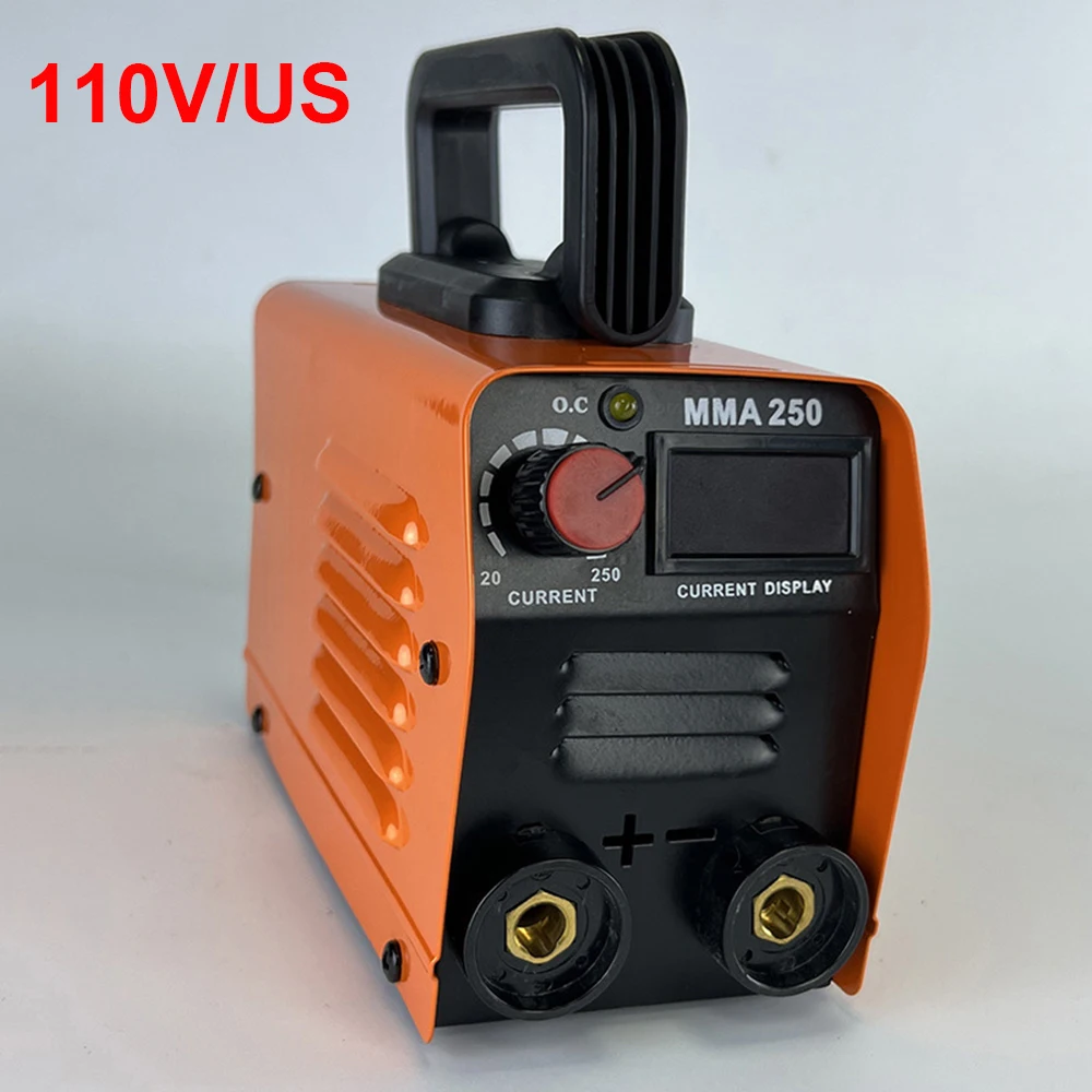 Máquina de Solda Inversora Portátil MMA-250 110V Mini Equipamento de Soldagem Elétrica 50Hz Ferramentas para Reparação de Carros