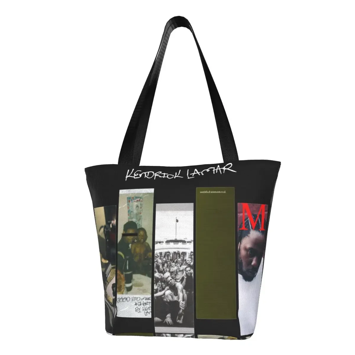 

Kendrick Lamar Discography Tote Bags Accessories Stylish For Women Top Handle Bags