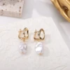 87022-03b248.jpg Boucles d'oreilles circulaires pour femmes, Vintage, Punk, Baroque, perles, Clip d'oreille en acier inoxydable, bijoux pour femmes, Imitation de perles, cadeau Mujer