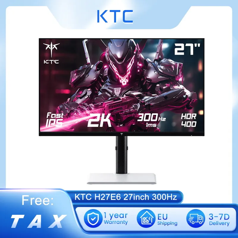 KTC H27E6 27“ Gaming Monitor, 2560*1440 QHD Fast IPS Screen