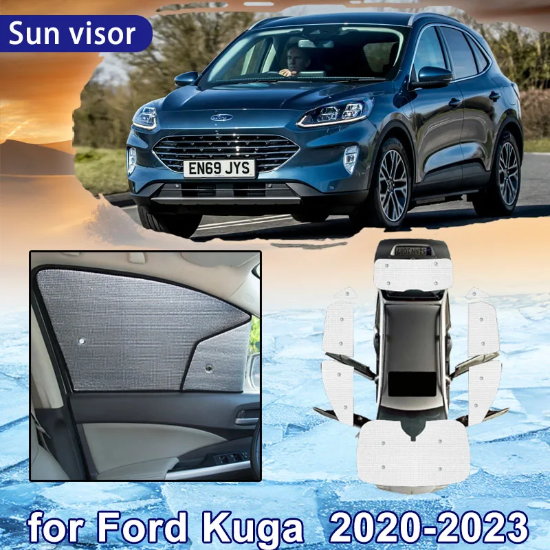 Parasole Per Parabrezza VW T5 T6 - Set Di 8 Pezzi Con Protezione UV E Isolamento Termico, Ideale Per Camper E Furgoni
