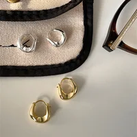Retro Stainless Steel Twisted Spiral Statement Earrings 6