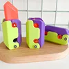 Funny kid Decompression toy anti stress reliever Gravity Cute Knife Carrot Knife Decompression Push Small Toy Gravity Knife Gift 4