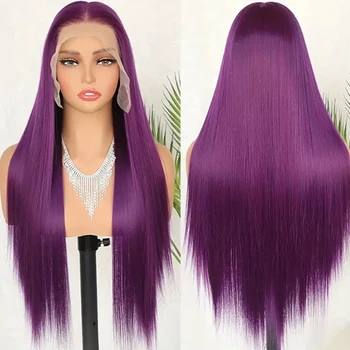 Purple Lace Front Wig Cameroon
