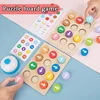 Children Arrow Direction Sensory Games Montessori Logical Thinking Training Wooden Toys Party Activity Color Matching Board Game 2