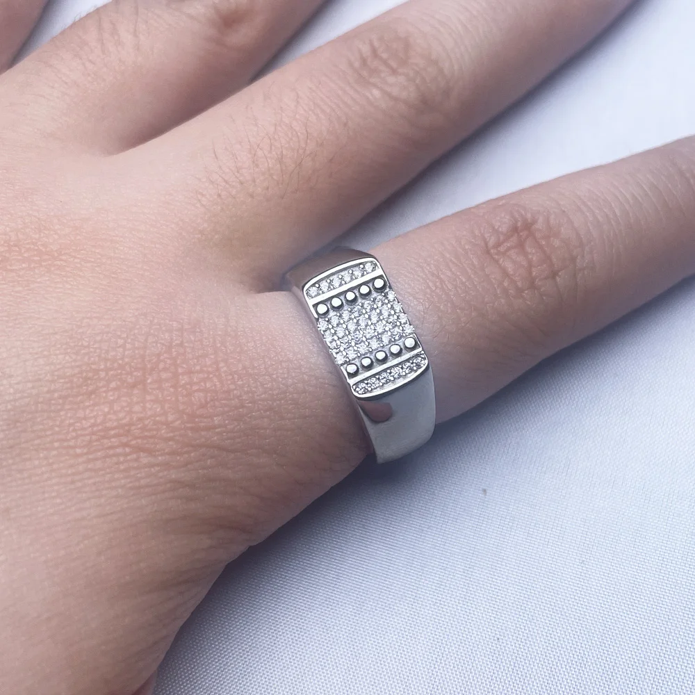 Crossover Ring in Sterling Silver with Diamonds, 12mm | David Yurman