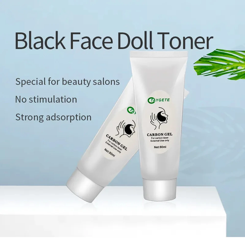 NEW 80g Black Mud Cream Face Mask for Skin Regeneration Facial Skin Care Deep Cleansing Carbon Laser Activated Nano Carbon Gel