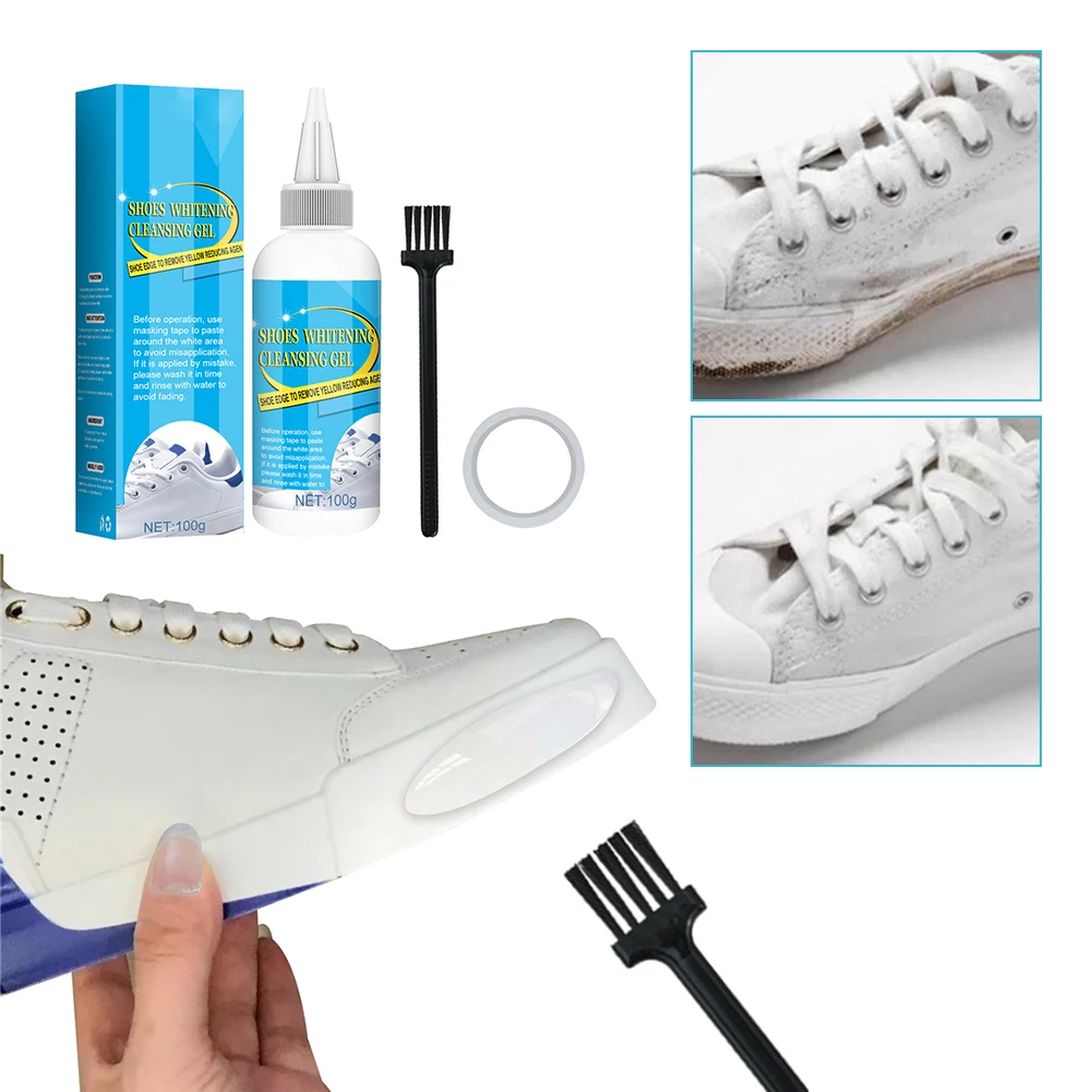 White Shoes Cleaner Stains Dirt Remover Shoe Whitening, 53 OFF