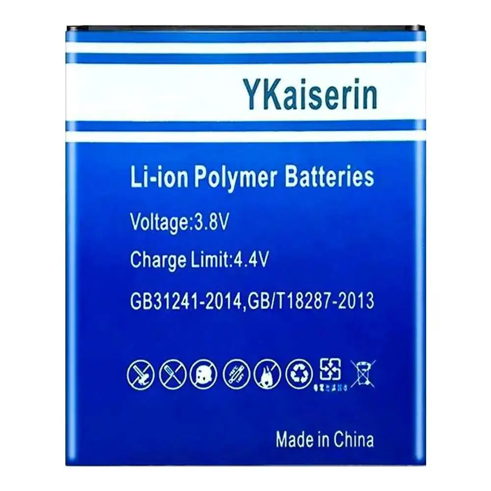 Batteria per telefono cellulare ecologica Prestazioni di lunga durata per Philips S388 CTS388 AB1700AWML 2500Mah